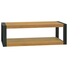 vidaXL Bathroom Cabinet | Natural Teak | Solid teak wood 1