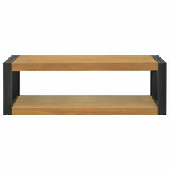 vidaXL Bathroom Cabinet | Natural Teak | Solid teak wood 2
