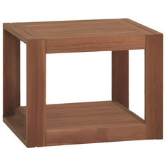 vidaXL Bathroom Cabinet | Natural Wood | Solid Teak Wood | Medium | Modern 1