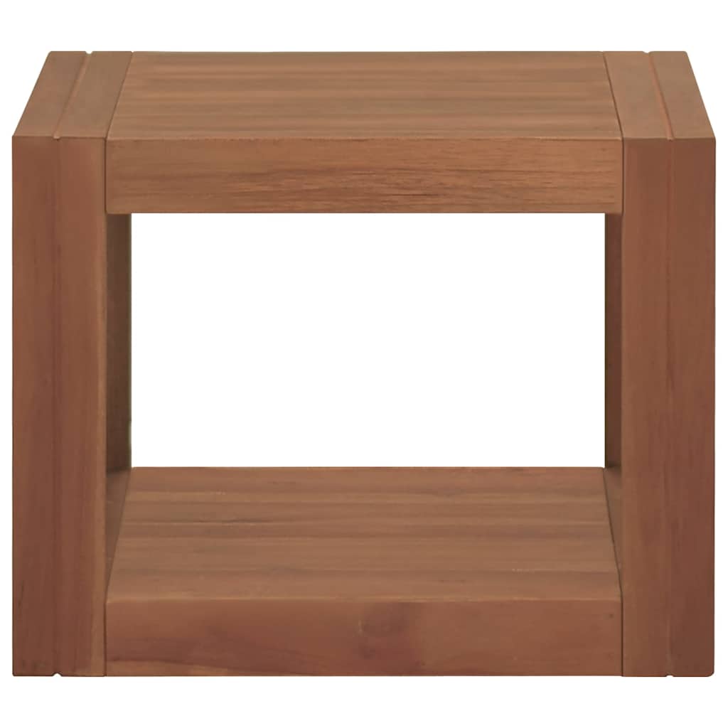 vidaXL Bathroom Cabinet | Natural Wood | Solid Teak Wood | Medium | Modern 2