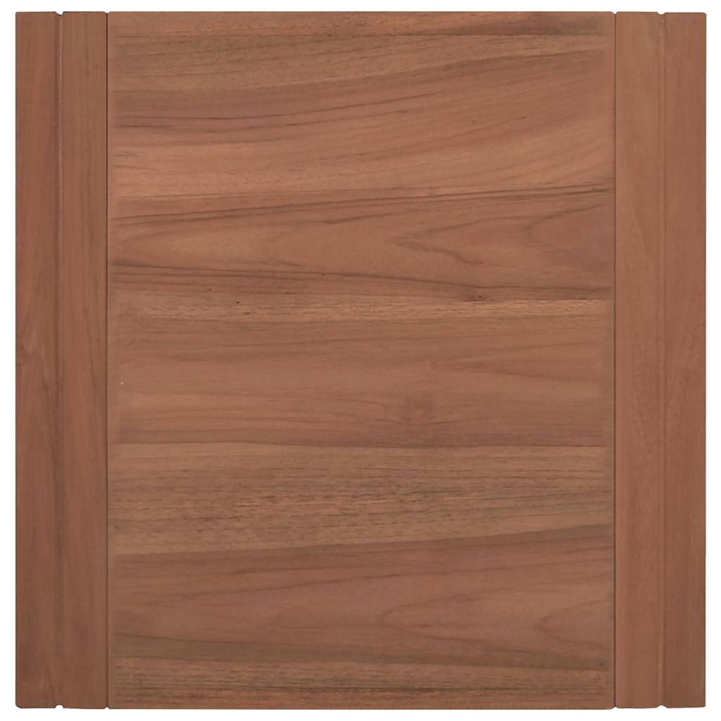 vidaXL Bathroom Cabinet | Natural Wood | Solid Teak Wood | Medium | Modern 4