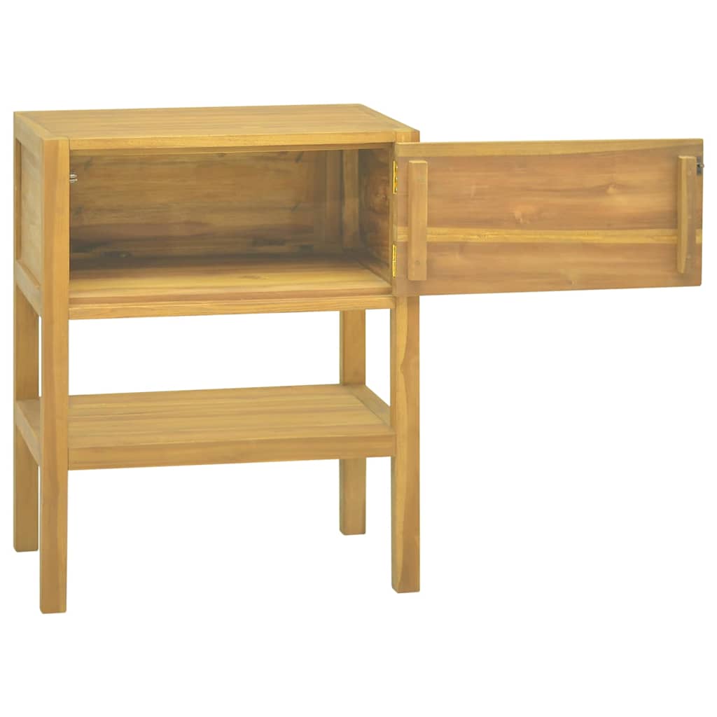 Bathroom Cabinet Solid Wood Teak, image 2