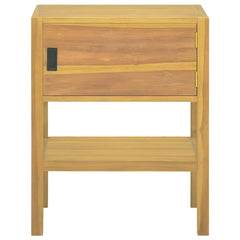 Bathroom Cabinet Solid Wood Teak, image 3