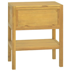 Bathroom Cabinet Solid Wood Teak, image 5