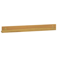 vidaXL Wall Shelves 2 pcs 90x10x10 cm Solid Wood Teak 4