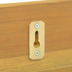 vidaXL Wall Shelves 2 pcs 90x10x10 cm Solid Wood Teak 5