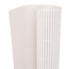 vidaXL Double-Sided Garden Fence 110x400 cm White 2