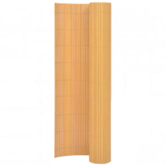 vidaXL Double-Sided Garden Fence 110x400 cm Yellow 1