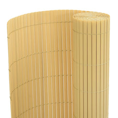 vidaXL Double-Sided Garden Fence 110x400 cm Yellow 2