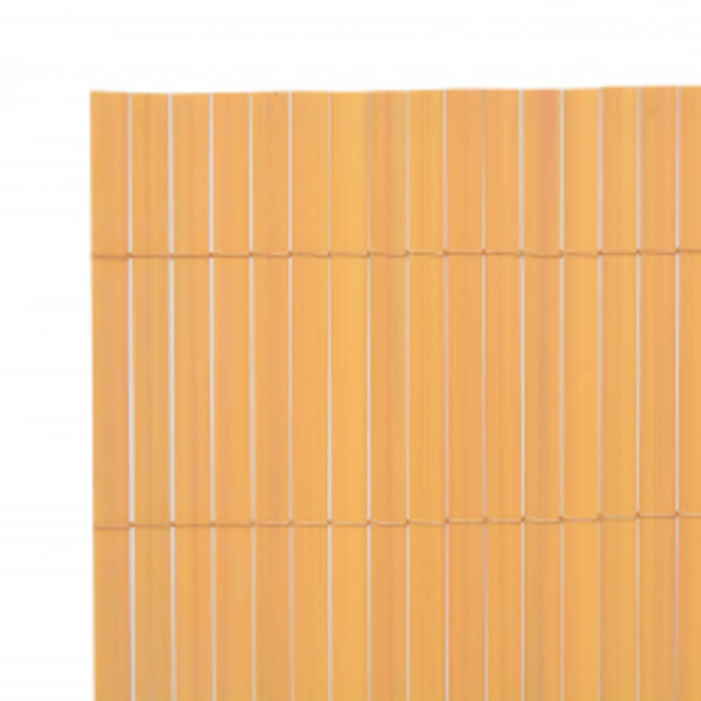 317163 vidaXL Double-Sided Garden Fence 110x500 cm Yellow 5