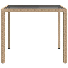 vidaXL Garden Table | Beige and Black 3