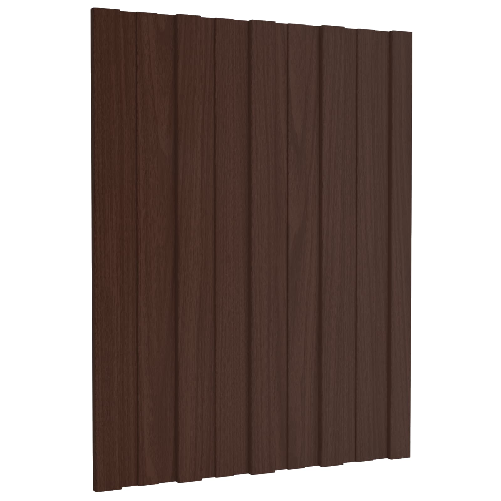 vidaXL Roof Panel 12 pcs Brown 60 x 45 cm Galvanised steel 1