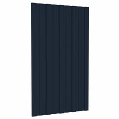 vidaXL Roof Panel 12 pcs Anthracite 80 x 45 cm Galvanised steel 1