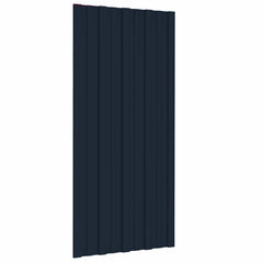 Roof Panel Galvanised steel 36 pcs Anthracite 100 x 45 cm