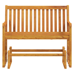 vidaXL Garden Swing Bench 110 cm Solid Acacia Wood 3