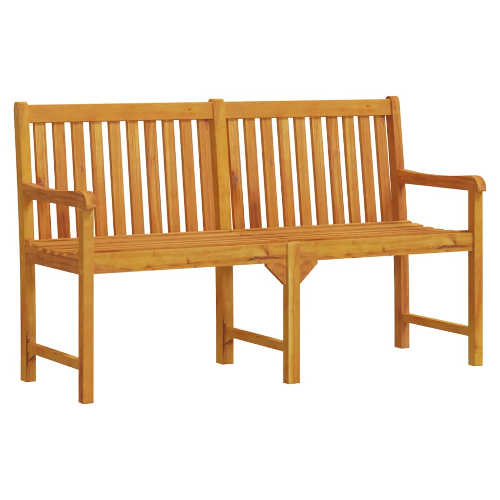 316611 vidaXL Garden Bench 150 cm Solid Acacia Wood 2
