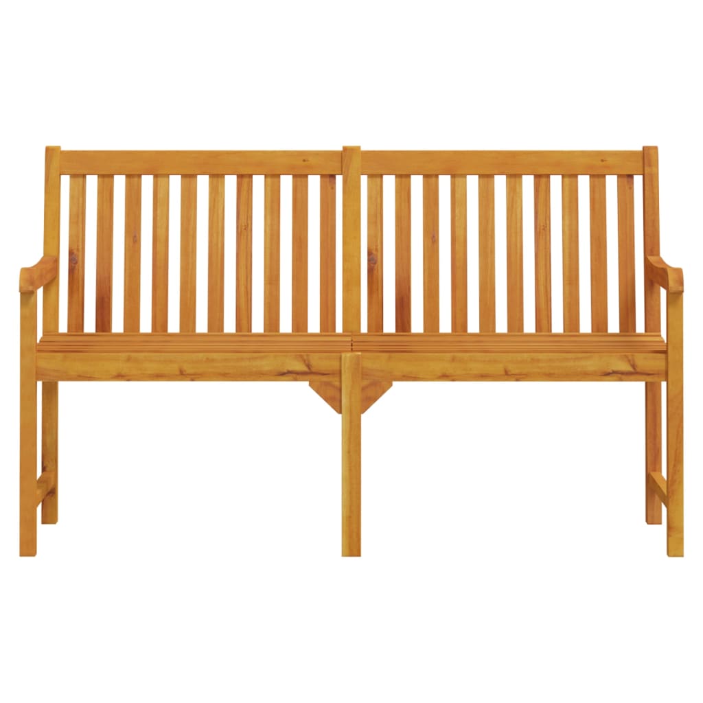 316611 vidaXL Garden Bench 150 cm Solid Acacia Wood 3