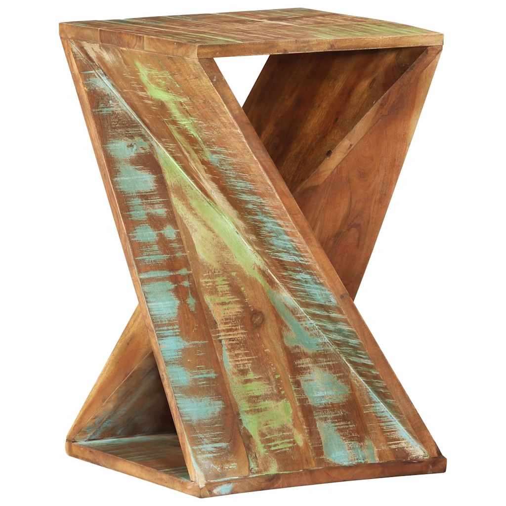 Side Table 35x35x55 cm Solid reclaimed wood