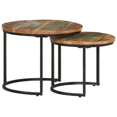 vidaXL Nesting Table | Set of 2 | Mixed Colour 1