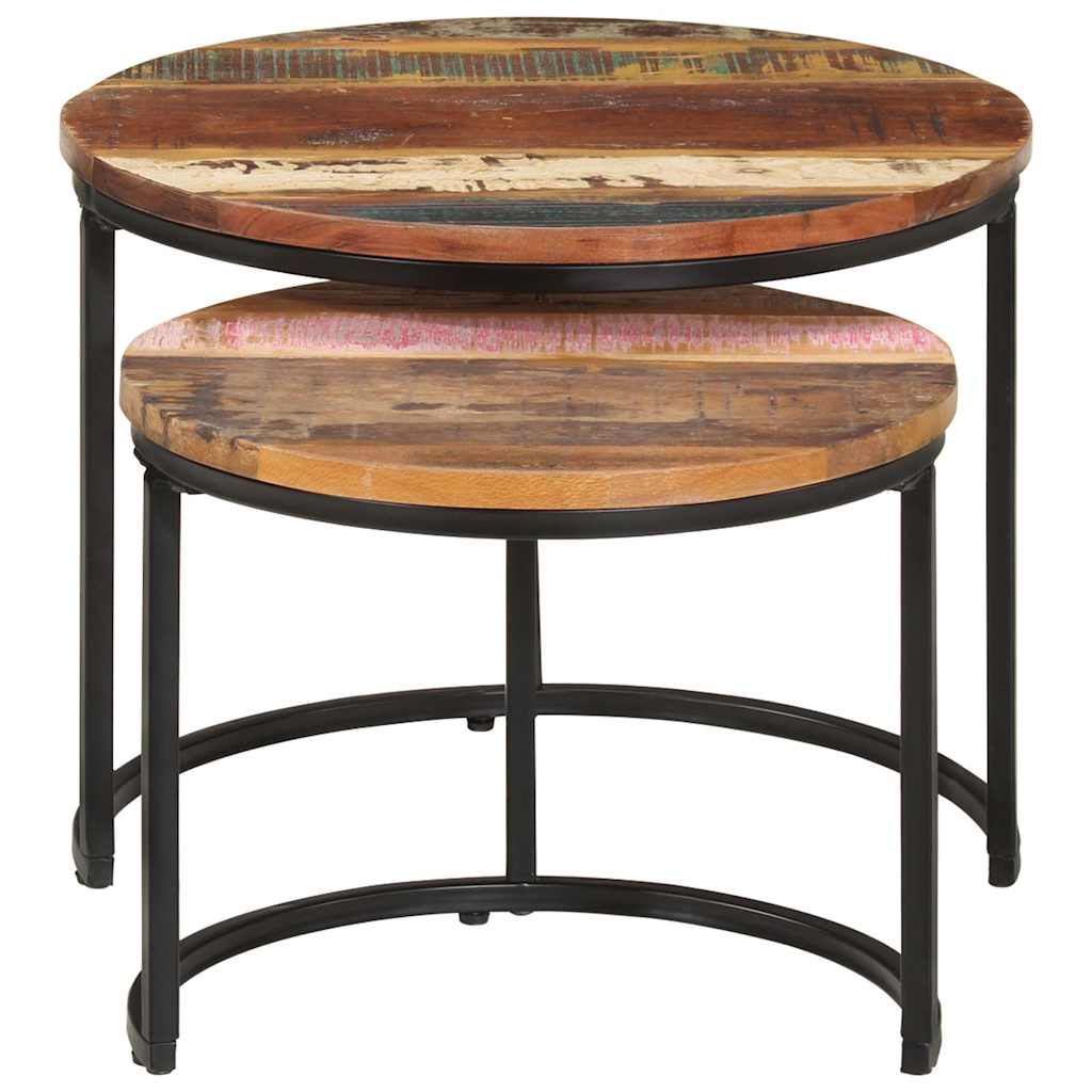vidaXL Nesting Table | Set of 2 | Mixed Colour 2