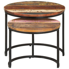 vidaXL Nesting Table | Set of 2 | Mixed Colour 2