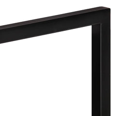 vidaXL Wall Shelf | Set of 2 | Natural Wood with Black Frame 6