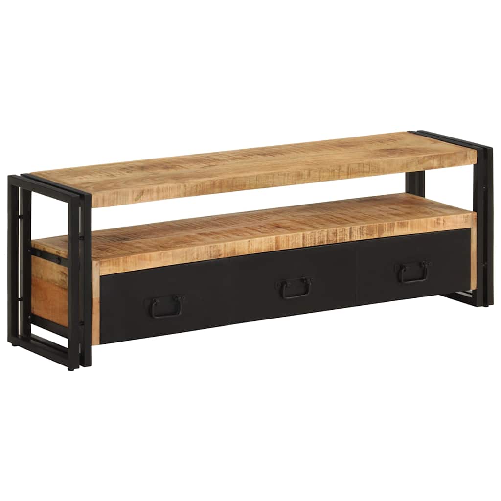 338466 vidaXL TV Cabinet 120x30x40 cm Solid Wood Mango 4