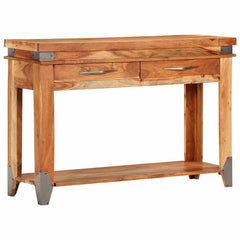 Console Table Solid Wood Acacia 110 cm 74 cm 34 cm