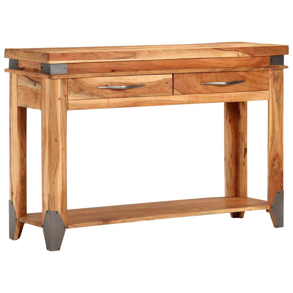 Console Table Solid Wood Acacia 110 cm 74 cm 34 cm
