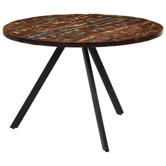 vidaXL Dining Table 110x75 cm Solid Wood Reclaimed 1
