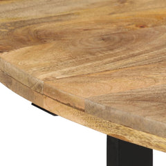 vidaXL Dining Table 110x75 cm Solid Wood Mango 3