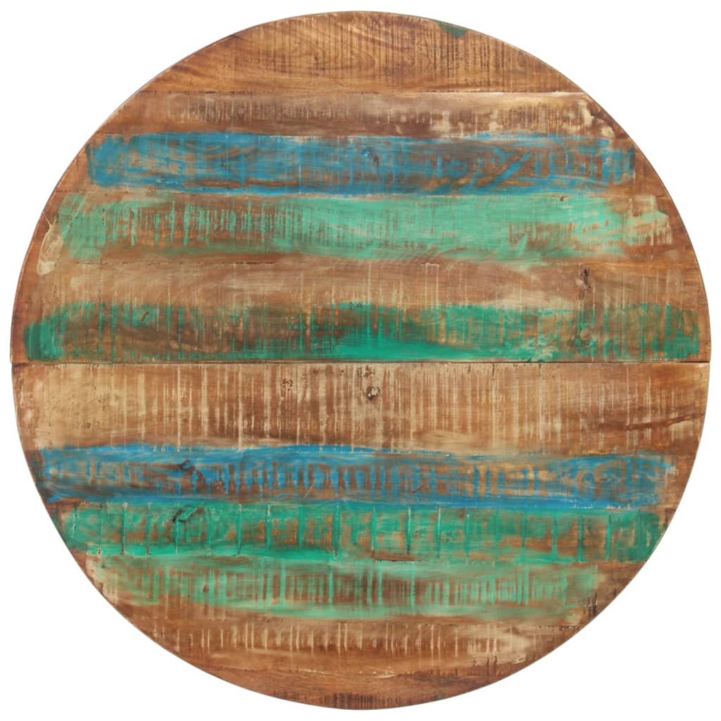 vidaXL Dining Table 110x75 cm Solid Wood Reclaimed 5