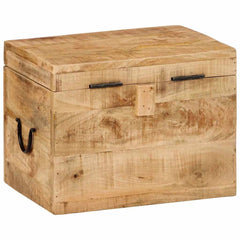 vidaXL Storage Box | Natural Wood | Solid Mango Wood | 39 x 28 x 31 cm 4