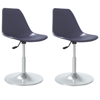 Swivel Dining Chairs 2 pcs Lila PP