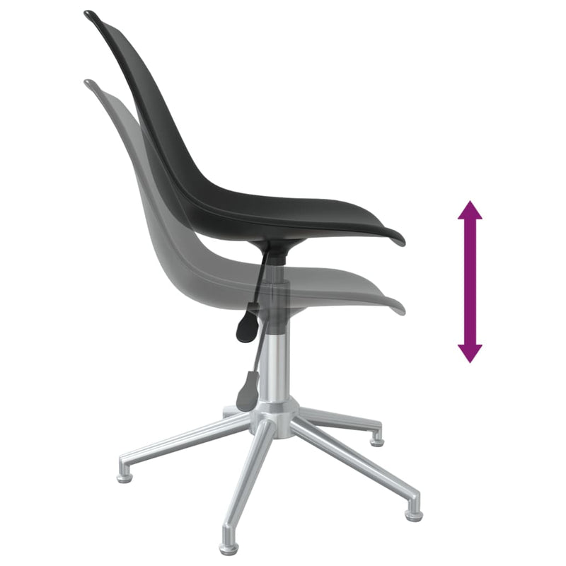 Swivel Office Chair Black PP