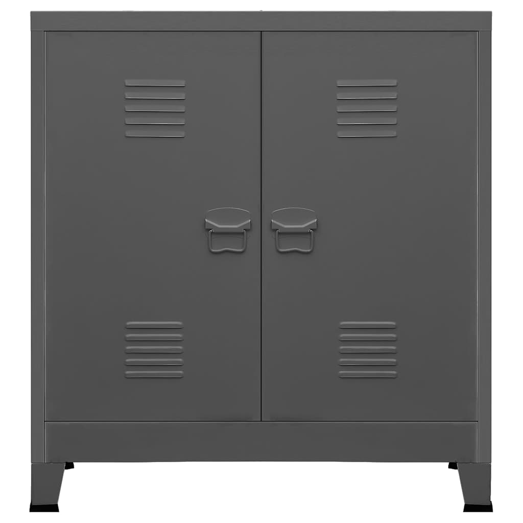 vidaXL Industrial Storage Chest Anthracite Steel 3