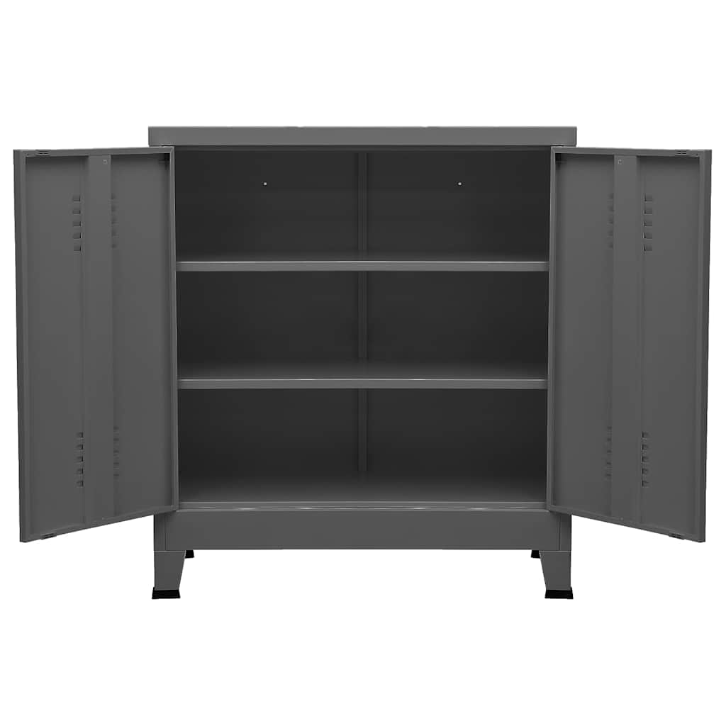 vidaXL Industrial Storage Chest Anthracite Steel 4