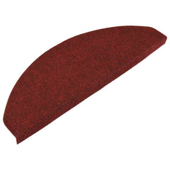 136398 vidaXL Stair Mats Self-adhesive 15 pcs 65x22,5x3,5 cm Red 3