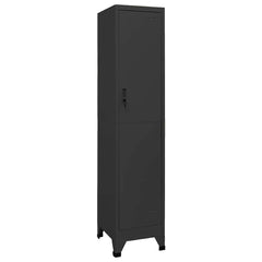 Locker Cabinet 38x45x180 cm Steel Anthracite With 1 locker