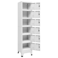 Locker Cabinet Light Grey, image 5