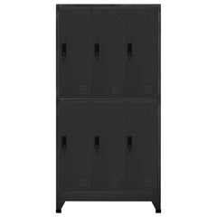 vidaXL Locker Cabinet | Anthracite | Steel | 90 x 45 x 180 cm | Locker Cabinet 2