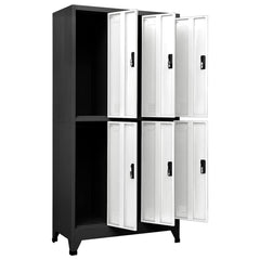 vidaXL Locker Cabinet | Anthracite | Steel | 90x45x180 cm | Locker Cabinet 5