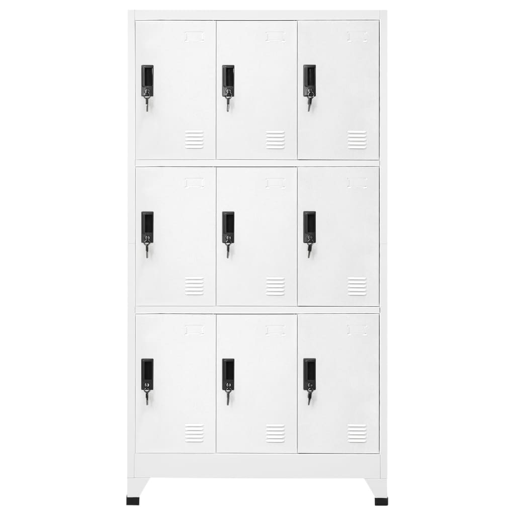 Locker Cabinet White, image 2
