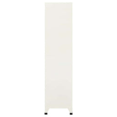 vidaXL Locker Cabinet | Grey and Blue | Steel | Large | Locker Cabinet 4