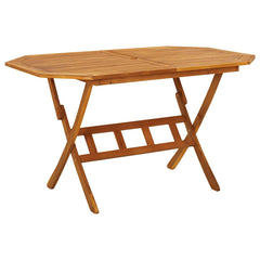 vidaXL 5 Piece Garden Dining Set Solid Acacia Wood 3