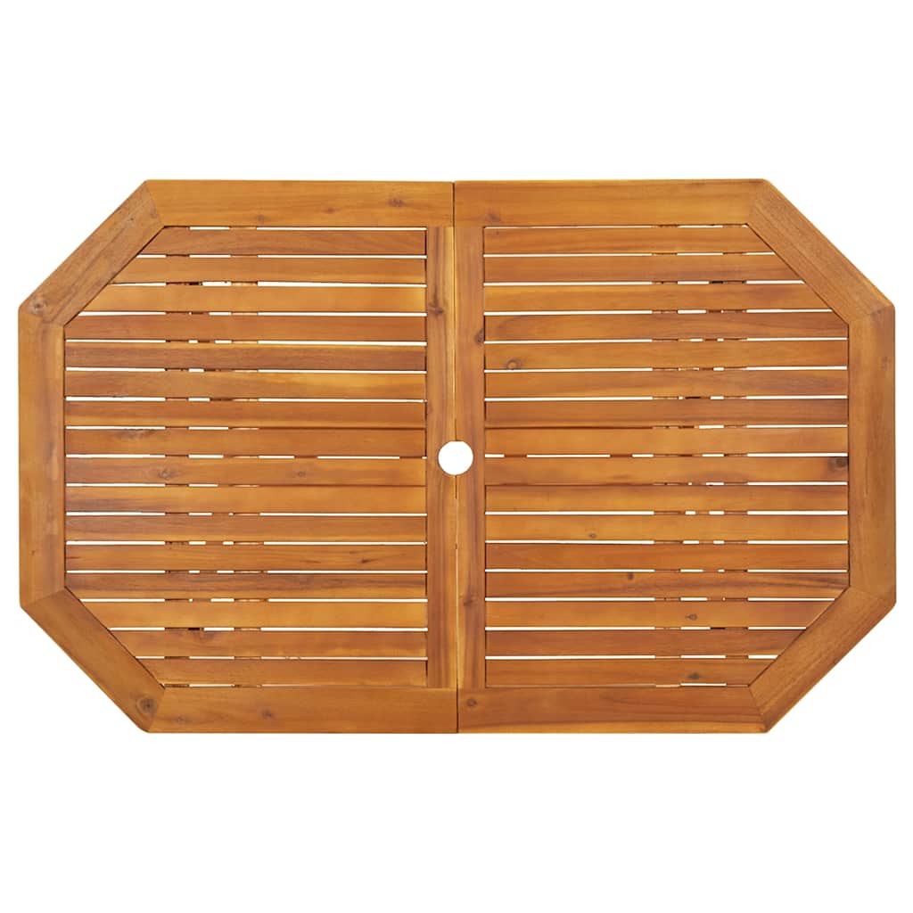 vidaXL 5 Piece Garden Dining Set Solid Acacia Wood 5