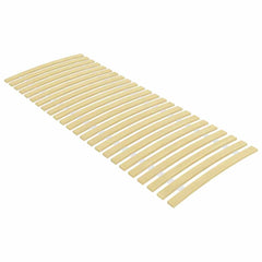 vidaXL Slatted Bed Base | Natural Wood | Solid poplar wood | 80x200 cm 1