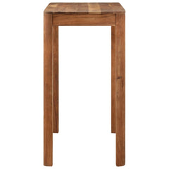 vidaXL Bar Table Solid Wood Acacia with Honey Finish 110x55x106 cm 3