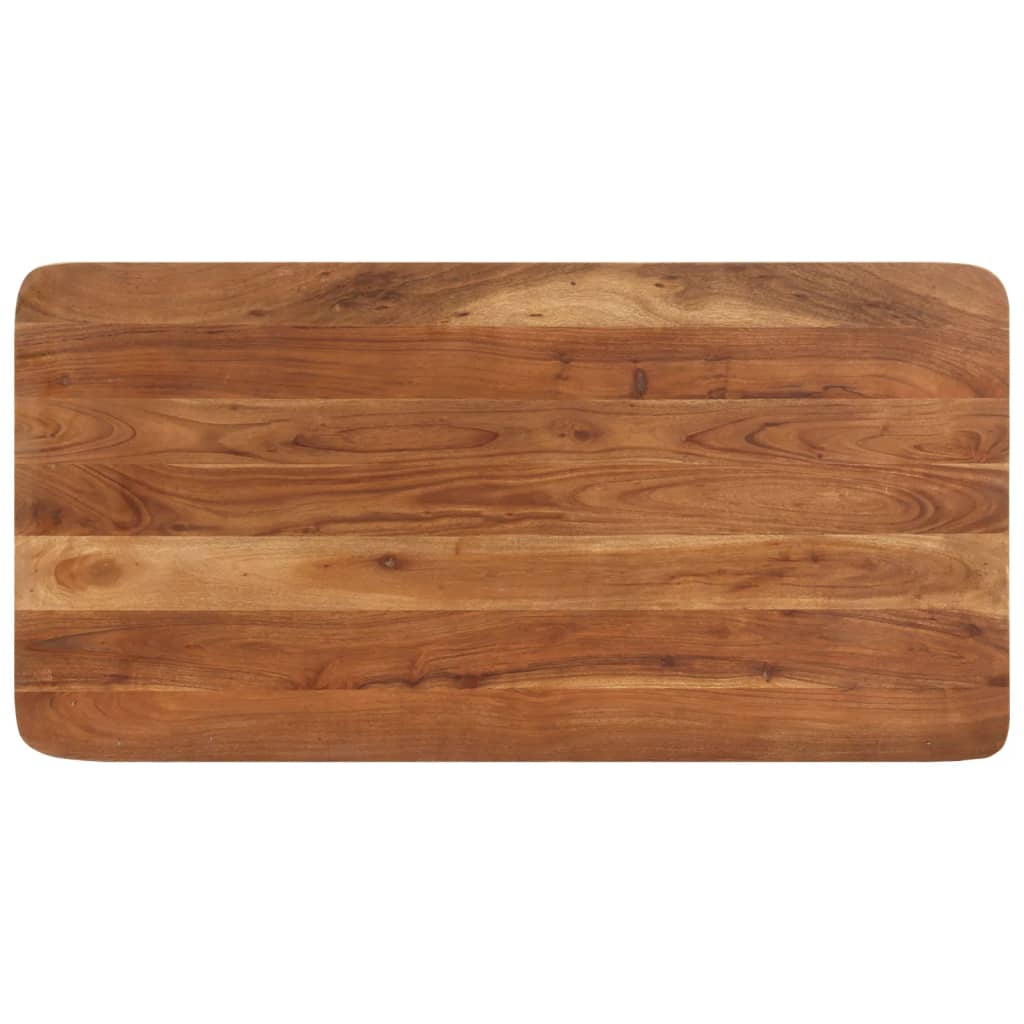 vidaXL Bar Table Solid Wood Acacia with Honey Finish 110x55x106 cm 4