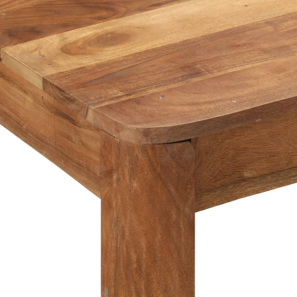 vidaXL Bar Table Solid Wood Acacia with Honey Finish 110x55x106 cm 5